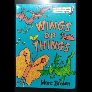 Original 1982 Wings on Things by Marc Brown Dr. Seuss book Collection